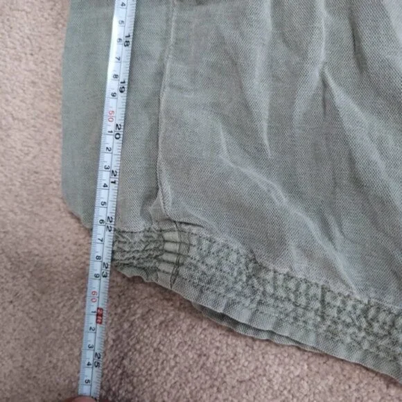 Joie Linen Lyocell Wide Leg Cargo Coastal Relaxed Lightweight Stretch Pants XL - Picture 6 of 9